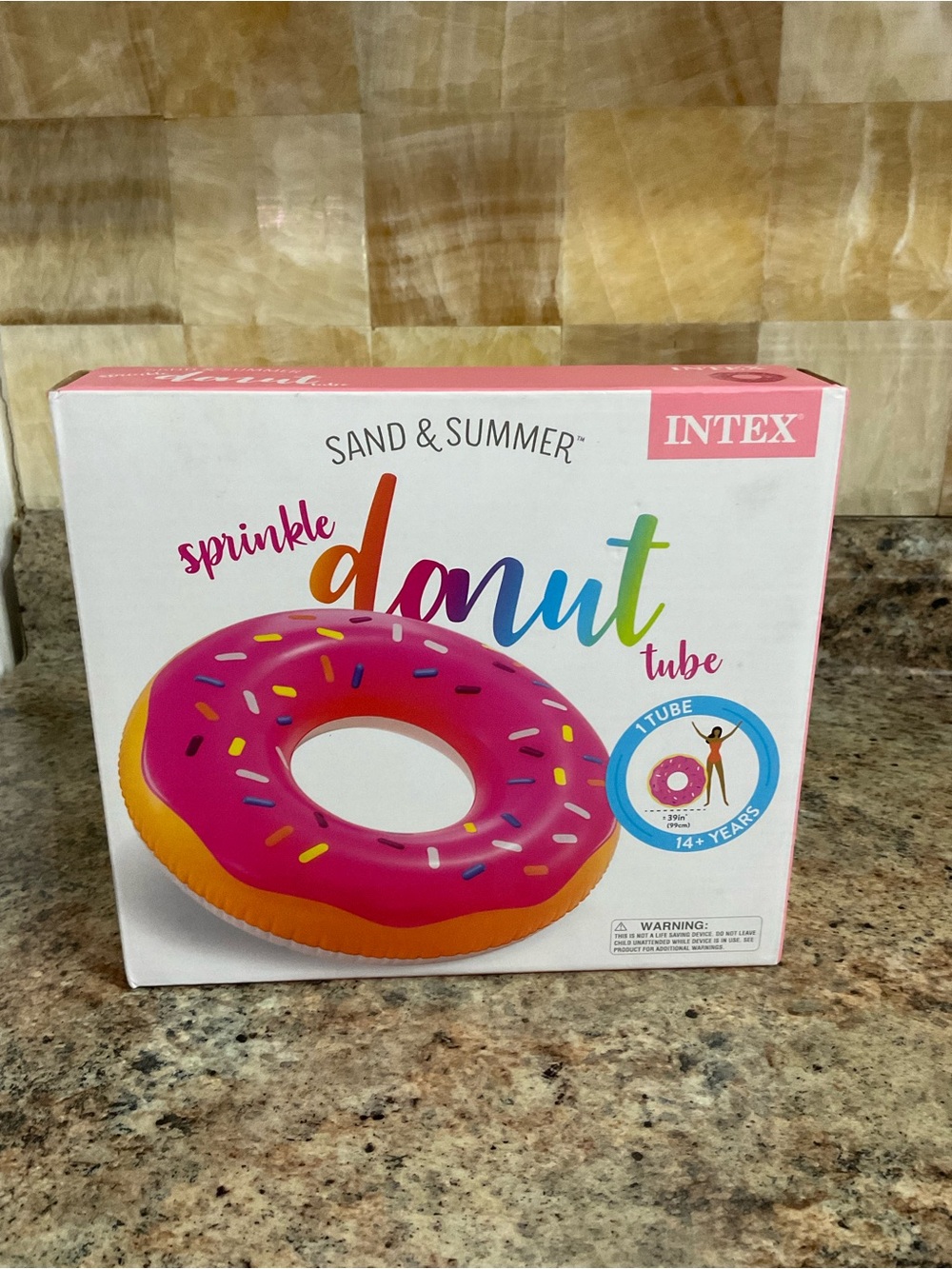 Intex Sand & Summer Sprinkle Donut Tube
